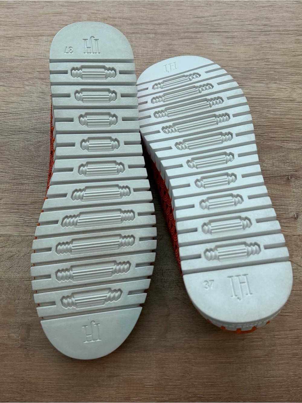 Ilse Jacobsen Camelia Woven Slip-On - Coral Orange - Picture 4 of 6